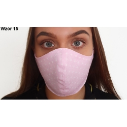 Profilowana bawełniana maseczka rozmiar damski